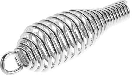 LOORGVEL Ofengriff Federgriff Edelstahl Spiralfeder Ersatzgriff für Grill Kamin und Ofentür Universeller Griff mit Turmform Einfache Montage