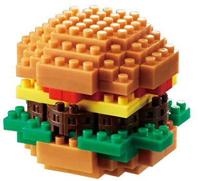 Nanoblock Hamburger Building Set