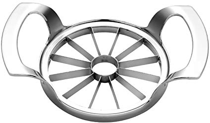 Apple Core Slicer, 304 Stainless Steel Heavy Duty Apple Fruit Cutter Slicer, Ultra-Sharp Apple Pitter Kitchen Utensil Accessories (Large (7.1 * 4.1in))