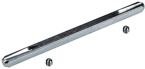 JUVA Perno per maniglia a leva in ferro perno quadrato 8mm per set di maniglie a leva e maniglie per porte - H10261 | Perno quadrato 8 x 150 mm