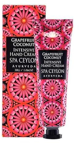 Spa Ceylon Grapefruit Coconut Intensive Hand Cream | Hydrating Hand Care | Vegan | Travel Size | 30g