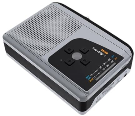 AsrMyjcx Magnétophone Lecteur de Cassettes AM léger avec antenne Lecteur de Cassettes Magnétophone pour l'apprentissage des Langues