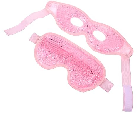 TOBBOMEY 2stücke Wiederverwendbare Kühlmasken Für Augen Gel-augenmasken Zur Linderung Von Augenmüdigkeit Und Schwellungen Eispackungen Für Kalte Und Warme Anwendungen Für Geschwollene