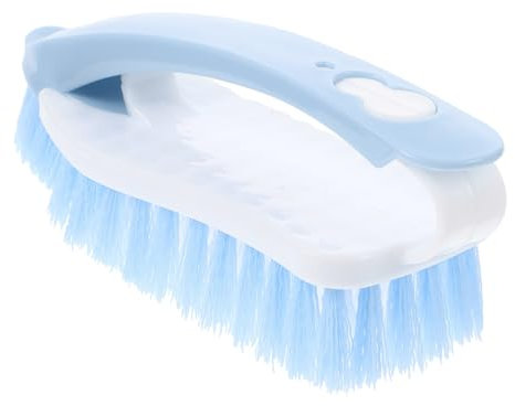 Gatuida Shoe Cleaner Brush Curved Handle Hard Bristle Brush for Laundry Sneaker Cleaning Tool