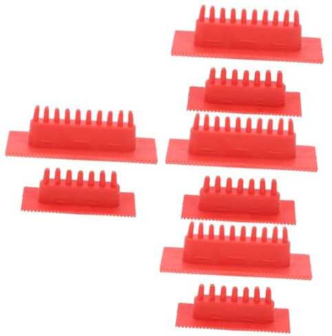 NUOBESTY 4 Sätze Maserungswerkzeug Holz Zum Dekorieren Beize Maserungswerkzeug Wandfarbe Hausdekorationswerkzeuge Heimmaserungsmusterpinsel Holzmaserungswerkzeuge 2 Stücke * 4