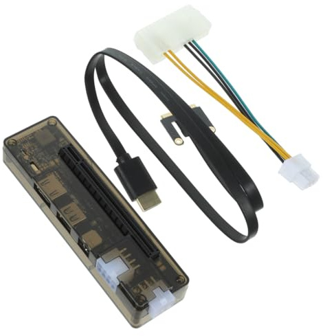 KOMBIUDA Dock Per Scheda Esterna Per Laptop Docking Station Per Scheda Video Realizzato in Pcb e Materiali Supporto Compatibile Operativi Soluzione Per Espandere Capacità Grafiche