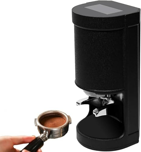 Commercial Electric Coffee Tamper, Automatic Bean Powder Press with 5-30KG Pressure Adjustment, Fully Automatic Sensing for Home and Office