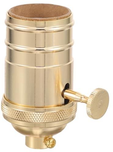 Homoyoyo Douille Ampoule Vintage avec Interrupteur Support Métallique Robuste pour Restauration Lampes Décoratives Culot Adapté pour Cuisine et Restaurant
