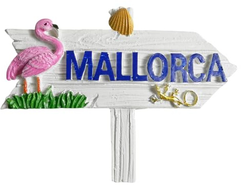 Mallorca España - Imanes decorativos tridimensionales tridimensionales para nevera, recuerdos de viaje en 3D