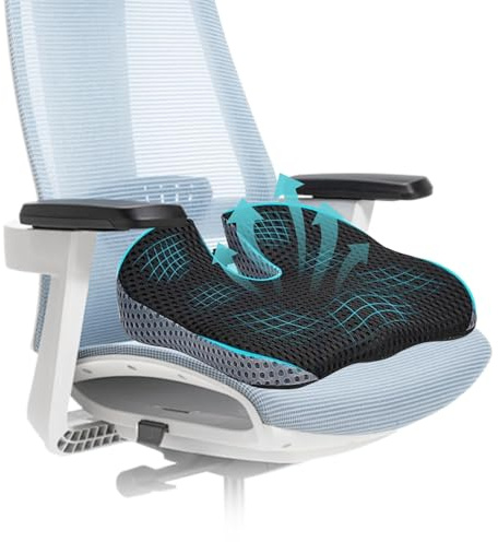 Oskuglin Coussin orthopédique Mousse mémoire 44,5x42x13cm antidérapant