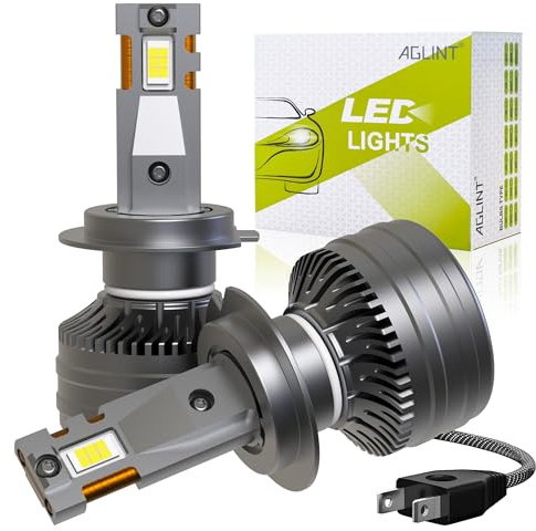 AGLINT H7 LED Lampor CANBUS 110W Extremt Ljusa 11000LM Justerbar Stråle Konverteringssats för Billampor 12V 6500K Vit
