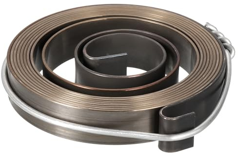QUARKZMAN Molla per Pressa Finitura Nera Chimica Lunghezza Espansa 1540 mm | Diametro 53 x 10 x 0, 8 mm, Molla Ritorno Mandrino Pressa Trapano, Montaggio a Spirale, Acciaio per Molle, Trapano