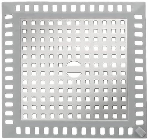 Alriedy Haarsieb Dusche Groß 12,3x12,3 cm, Abflusssieb Dusche, Haarfänger Dusche, Edelstahl Abfluss Sieb, Duschabfluss Abdeckung Für Badezimmer, Küche, Waschbecken.
