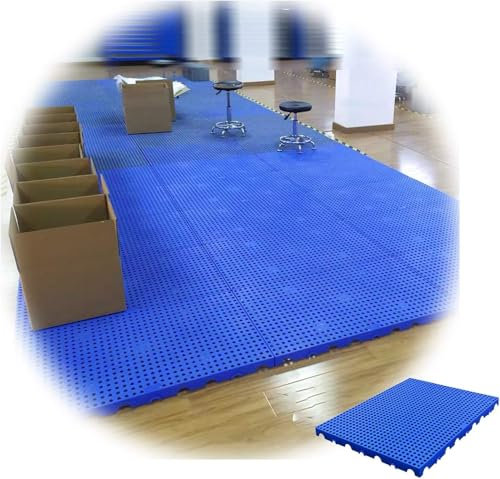 Griglia per pallet in plastica leggera, pannelli versatili per garage, magazzini e materie prime, pavimento isolato 4 (100 x 60 x 5 cm)