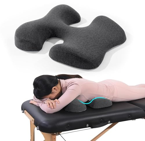 PGPBVLVGHM Almohada de Masaje for el Pecho, Almohada de Masaje for Mujer, Almohada de Apoyo for el Pecho Boca Abajo for Masaje, Siesta, portátil, Viaje, Dormir