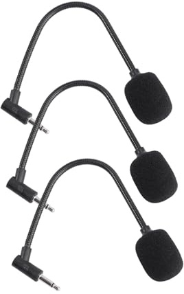 ERINGOGO Micrófono Voz Teléfono y Pequeño para Corte Recto Ordenador u Paquete 3 Piezas Clara y Diseño Portátil para Uso Casa Oficina