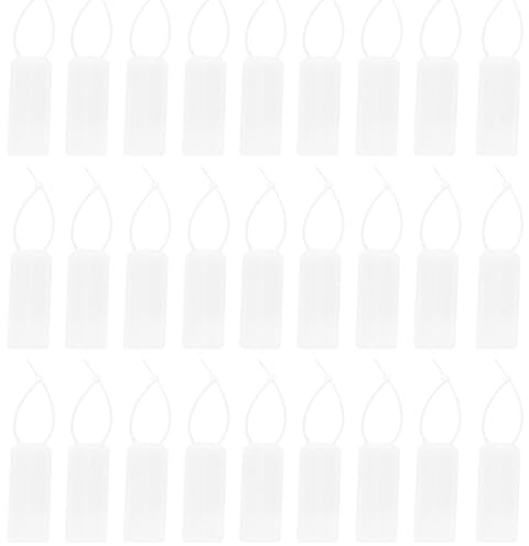 JECOMPRIS Etiquetas de Cable Abs Termoplástico 50 Piezas Multicolores Reutilizables para Marcado E Identificación de Cables Eléctricos Gestión y Organización en Oficina y Hogar