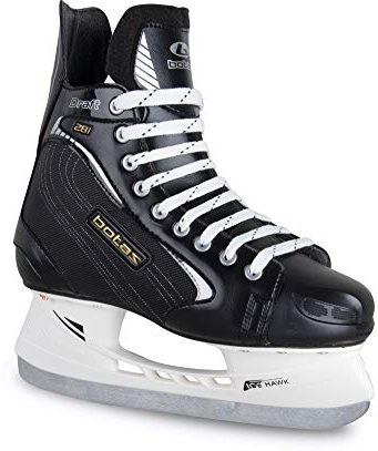 Botas - Draft 281 - Herren Eishockeyschlittschuhe | Hergestellt in Europa (Tschechische Republik) | Farbe: Schwarz, Größe Erwachsene 13