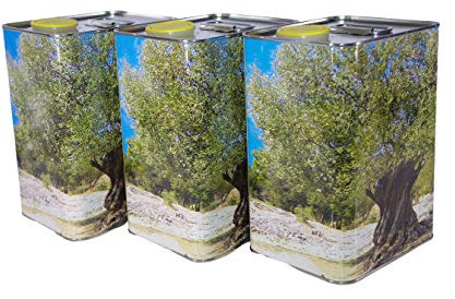 Zambonin agricoltura Contenitori per la conservazione dell'olio in Metallo Completi di Tappo (3, 3 Litri)