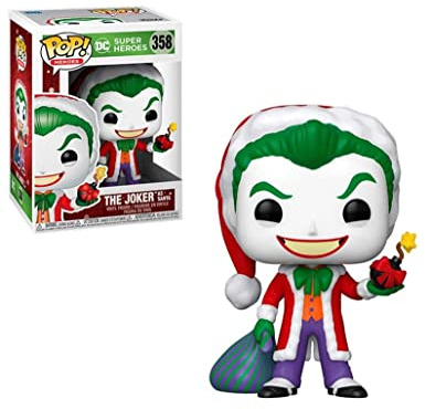 Funko POP! Heroes: DC Holiday - Santa The Joker Comics - DC Comics - Vinyl-Sammelfigur - Geschenkidee - Offizielle Handelswaren - Spielzeug Für Kinder und Erwachsene - Comic Books Fans