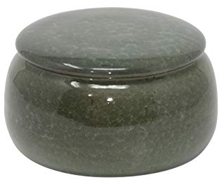 Original Französische Wassergekühlte Keramik Butterdose, Nie Mehr Harte Butter Zum Frühstück, Immer Frische Und Streichfähige Butter, Groß ca. 250 g Butter, Celadon SB B-G