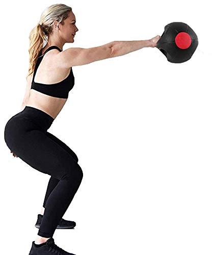 Medizinbälle Doppelgriff Gummi-Medizin-Kugel, Balance-Training Aerobic Fitness-Ball, 3kg / 4kg / 5kg / 6kg / 7kg / 8kg / 9kg / 10kg (Size : 5kg/11lb)