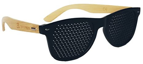 pavoreale-Rasterbrille Lochbrille für augentraining Ebook Pinhole Glasses schwarz