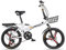 20 Zoll Aluminium Faltrad-Klapprad,Klapprad Erwachsene,Faltfahrrad-Herren-Damen 7 Gang Kettenschaltung Folding City Bike für Herren Damen Mädchen Jungen geeignet ab 160-180 cm,1