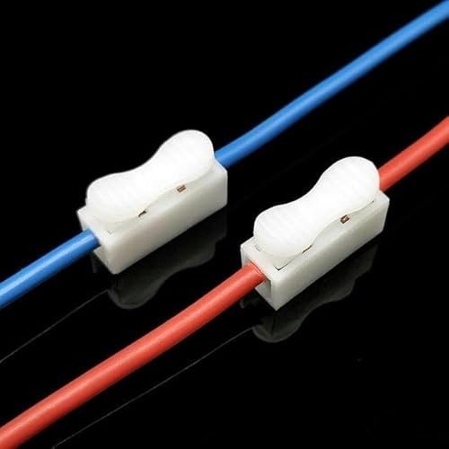 20/50 Stück, kein Löten, schnell, 1P, 2P, Kabel, Drahtverbinder, kein Schraubklemmenblock, Federklemme, 1 Pin, 20 Stück