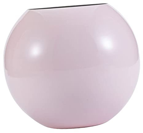 GOOHOCHY Stainless Steel Flower Vase and Holder Pink Tabletop Decor for Dried Flower Arrangement Home Centerpiece Ornament