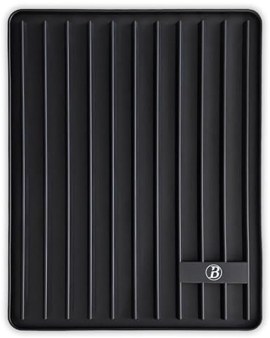 BABOSSA Magnetische Besteckablage – Silikon Grill Matte 44 x 34 cm – Rutsch- und spühlmaschinenfest - Zubehör für BBQ und Grill – Hitzebständig und vielseitig einsetzbar