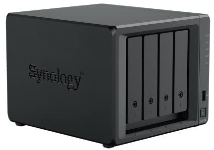 Synology - NAS-Servidor DS423+ Negro, Metal, Mesa, iSCSI