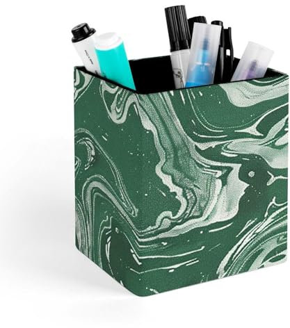 NQLYUT Stifthalter für Schreibtisch, Stiftehalter, Make-up-Pinselhalter mit Marmor-Muster, Stiftbecher, Schreibtischzubehör, Stift-Organizer, Stiftehalter, Bürobedarf-Organizer