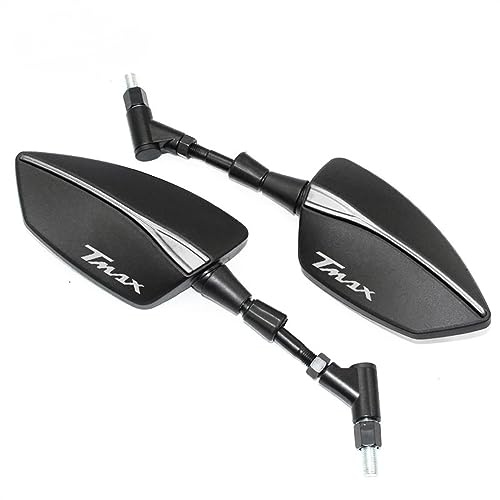 YIJIAVSX Moto Specchietto Specchietto per Y&amaha TMAX 500 560 T-Max 500 560 TMax530 Specchi Retrovisori per Moto Accessori per Specchietti Antiriflesso Specchietto Laterale Moto Specchietto(Argento)