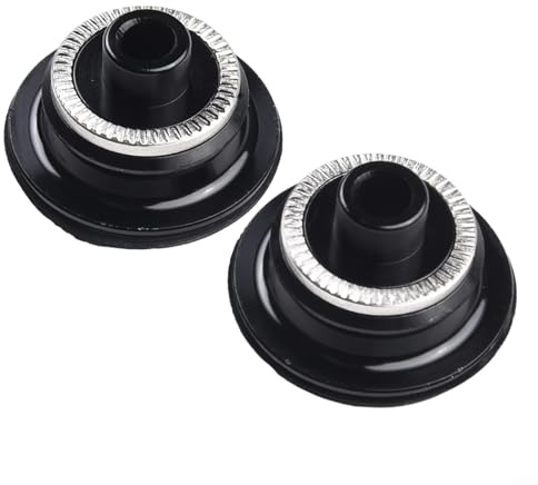 Jonikuper Aluminiumlegierung für Fahrradnabenadapter-Set, Schnellspanner auf Steckachse, Konverterende für vorne M9 auf 15 mm, 100 mm und hinten M10 auf 12 mm, 135–142 mm, kompatibel mit 8–11 Gang und