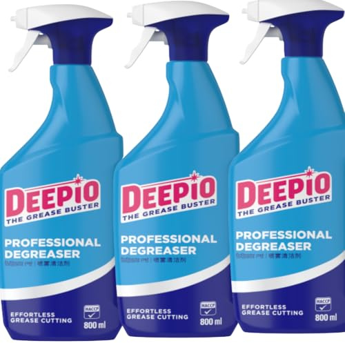 3X Professional Degreaser Spray 800ml Powerful Grease & Oil Remover for Kitchen Equipment, Ovens, Hobs, Grills & Surfaces Food Contact Safe Bleach & Fragrance Free Commercial Grade Cleaner