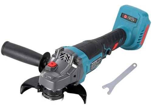 Brushless Angle Grinder 125mm for Makita 18V, 3Spd, Overload, Metal/Grind