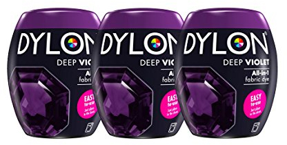 New Dylon 350g Deep Violet Machine Dye Pod 3 Pack