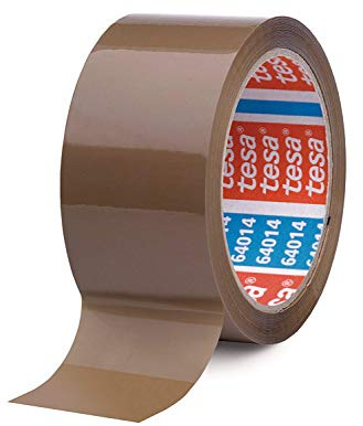 Lot de 18 rubans adhésifs 5 cm x 66 m - marron