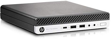 HP EliteDesk 800 G4 - Ordenador de sobremesa mini USDT (Intel Six Core i5, 256 GB SSD, disco duro de 8 GB, Windows 11 Pro Business Desktop Computer Mini PC (reacondicionado)