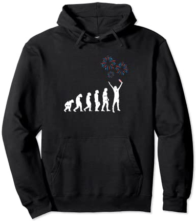 Evolution Feuerwerk Böller Pullover Hoodie