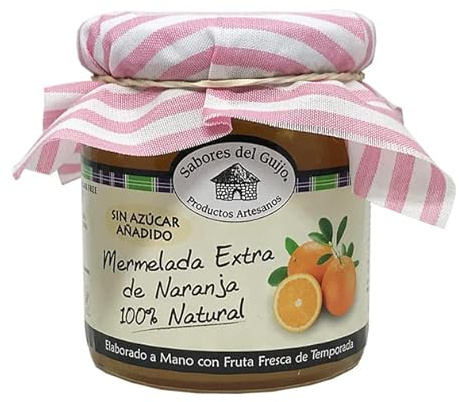 Mermelada Artesana Extremeña de Naranja Sin Azúcar Corazón Extremeño