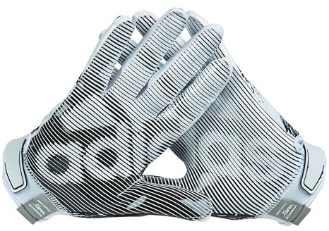 adidas Youth Scorchlight 6 - Guantes de fútbol para recepción, color blanco/negro, talla M