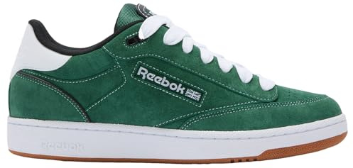 Reebok Zapatillas Unisex Club C Bulc CLN, Verde Oscuro y Blanco, 44.5 EU