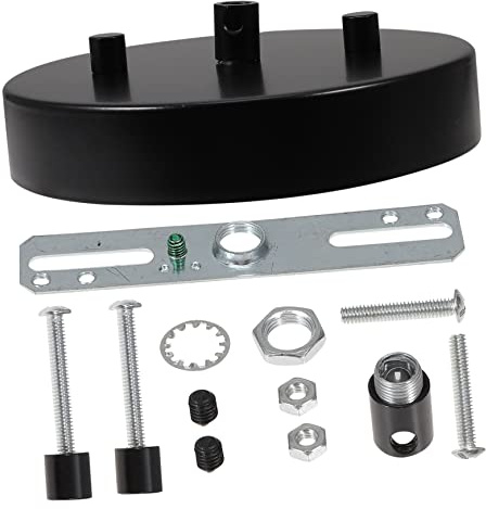 HONMEET Ceiling Cover Plate Kit Grey Screw Cap Covers for Wall Lamps Ceiling Lights