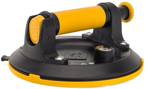 VITO Ventosa con pompa 200 mm, carica 120 kg, batteria 3,7 V, 2,0 Ah