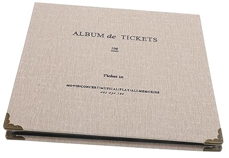 IWOWHERO Album Fotografico Elegante Per La Casa Album Di Archiviazione Per Cartoline Libretto A Fogli Mobili