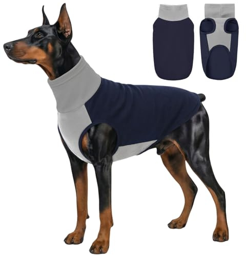 KONVINIT Fleece Hundepullover Großer Weich Warm Hundefleece für Labrador