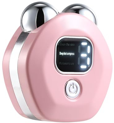 Dispositivo Lifting Viso Microcorrente Rullo Elettrico Portatile | Massaggiatore Elettrico Viso Massaggiatore Rassodante A Microcorrente Anti-Età Rassodamento Pelle Rilassante Per Uomo Spa