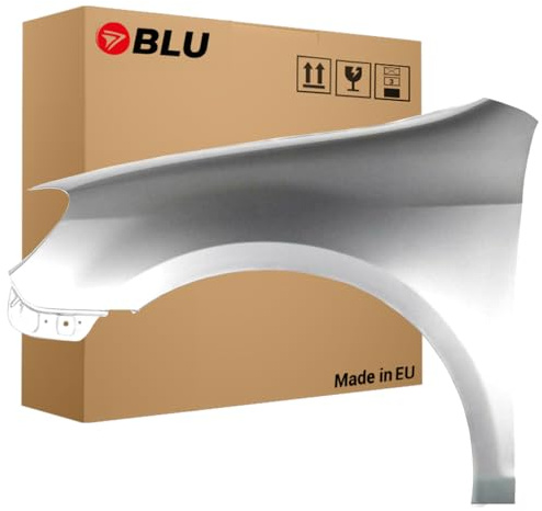 BLU Premium Kotflügel Passend für VW Volkswagen GOLF VI 6 schrägheck LA7W Links Silber | 2008-2016 | Vorderseite Vorne | Verzinkt & Lackiert | Einbaufertig